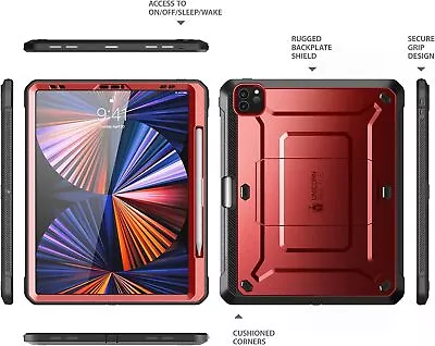 SUPCASE UnicornBeetlePro Case Full-Body Cover For IPad Pro 12.9/11.0 Inch (2022) • $34.23