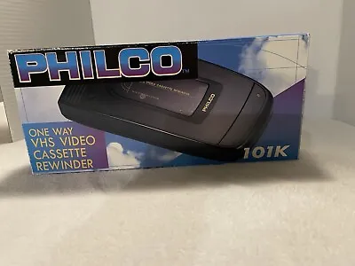 Philco VHS Video Cassette Tape Rewinder Model 101k • $34.99