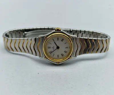 Vintage Ebel Wave White Dial Quartz Ladies Watch /m073 • £459