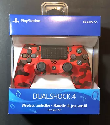 $375.58 • Buy Official Sony PS4 DualShock 4 Wireless Controller [ Red Camouflage ] NEW