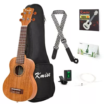 $79.99 • Buy Mahogany Ukulele Tenor Ukelele Uke Hawaii Guitar 26 Inch For Beginner