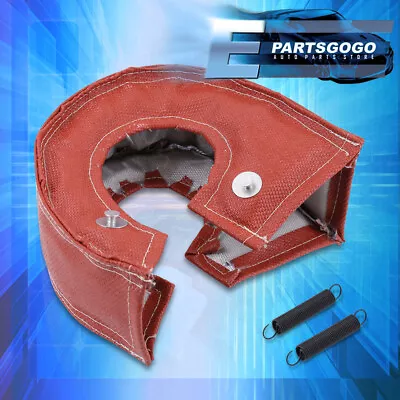 Red JDM Turbo Heat Shield Blanket Wrap T3 T25 T28 TO4E TO4B T3/T4 GT32 GT35 GT37 • $16.99