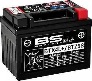 BTX4L (YXT4L-BS) MF SLA Factory Fill BS Battery Fits YAMAHA YQ 100 1 AEROX 2001 • £29.95