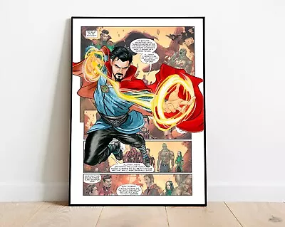 Dr.strange - Marvel - Avenger - Superhero Wall Digital Art Poster Decor  • $9.63