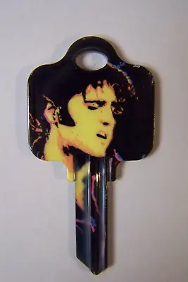 Elvis  Neon  Schlage SC1 68  House Key Blank. • $5.99