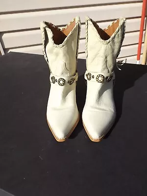 Nine West Ladies Western Cowboy Cowgirl Boots Harness Type 8-1/2M • $35