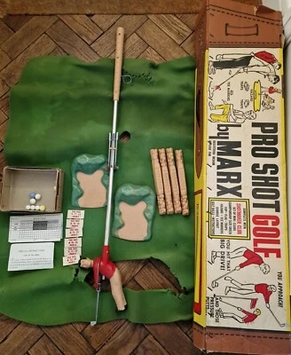 £34.99 • Buy Vintage 1960's Marx Toys Pro Shot Golf Game Near Complete (no Flag), Boxed