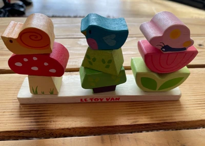 £4 • Buy Le Toy Van Stacker Wooden My Stacking Garden Sensory Toy