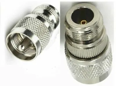 UHF N Type Female To PL259 Male Adapter N Type F To UHF M • £5.25