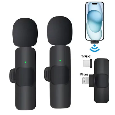 Mini Lavalier Wireless Microphone Audio Video Recording For Android/iphone MIC • $13.50