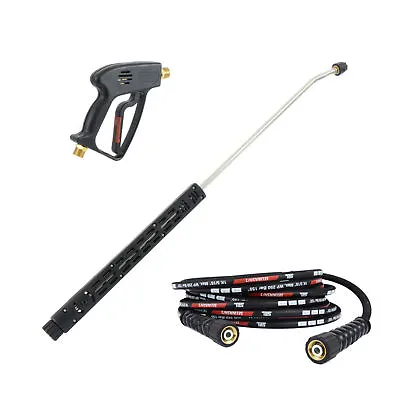 Jet Pressure Washer Kit INC Gun Nozzle Lance And DN8 Hose For Karcher Fitted M22 • £57.56