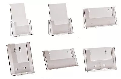 £155.69 • Buy A6 DL A5 A4 Leaflet Holders Counter Stands Wall Displays Flyer Menu Dispensers