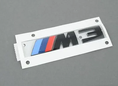 Bmw Black M3 Badge Rear Emblem Genuine 51148068580 • $75.40