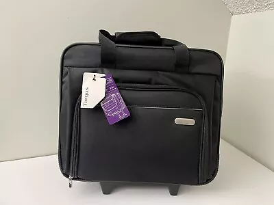 Targus Black Rolling Wheeled 16  Laptop Case Briefcase Travel Bag TBR003US • $44.99