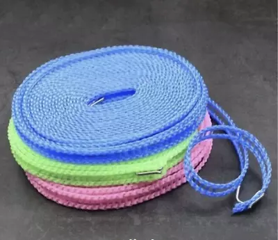 £2.75 • Buy Camping Storage And Washing Line.Very Tough Nylon.Easy To Use. 2 Sizes.3 Colours
