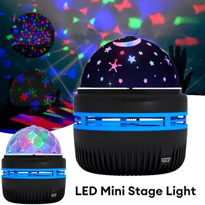 LED Galaxy Starry Sky Projector Night Light Ocean Wave Star Moon Room Lamp Decor • $9.61