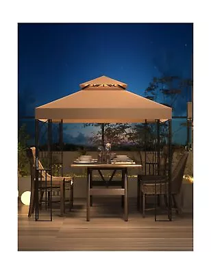 Patio Gazebo 8x8 Sturdy Metal Gazebo With 4 Corner Shelves Pop Up Tent[Heav... • $161.11