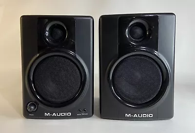 M-Audio Studiophile AV40 Desktop Reference Speakers Studio Monitors Pair Working • $49.99