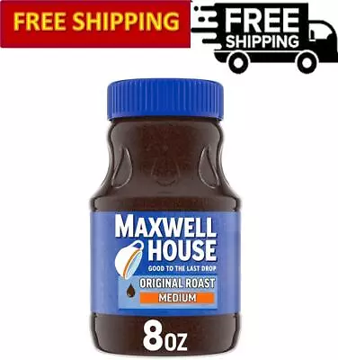 Maxwell House The Original Roast Instant Coffee 8 Oz Jar • $7.99