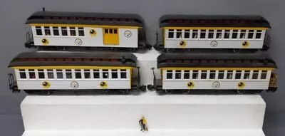 Bachmann G Scale Pittsburgh Steelers Passenger Cars - Custom [4] • $152.99