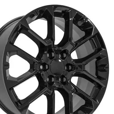 RPO Black 22x9 Wheels Set Fits GMC Cadillac Chevrolet SRV • $1160