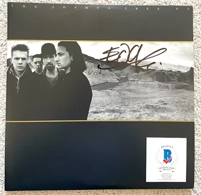 The Edge Signed U2 The Unforgettable Fire Vinyl Album Rock Band Guitar Bono Bas • $674.99