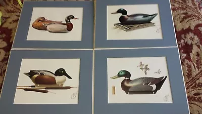 Leonard Fisher Vintage 1970s Lithograph 3 Prints Mason Duck Mallard+ RF HARNOTT • $160