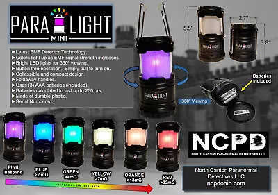 Para-Light Mini Lantern EMF Detector - As Seen On Paranormal TV • $59.99