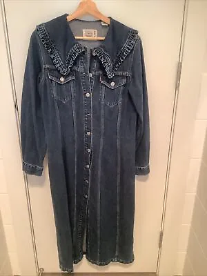 $100 • Buy Ganni X Levis Denim Midi Dress