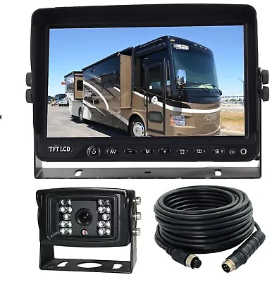 Ahd 720p Rear View Camera Reverse System 9  Tft Lcd Monitor + Ir Backup Camera • $179