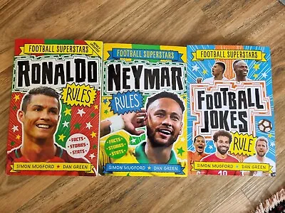 $15 • Buy Football Superstars Ronaldo, Neymar And Joke Books
