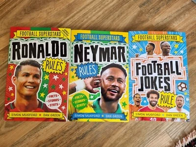 $15 • Buy Football Superstars Ronaldo, Neymar And Joke Books