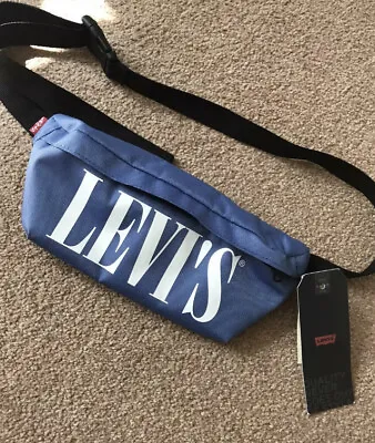 Levi’s Logo Blue Bum Bag Waist Pack New With Tags • £14.99