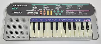 Casio ML-1 Magical Light Mini Electronic Keyboard Tested & Working - See Video! • $35