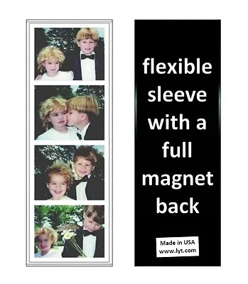 250 Magnetic Photo Booth Frames Made In USA Full Magnet White/black Free Ship • $129.50