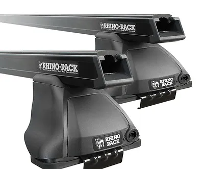 Rhino Pair Of HD Roof Racks FOR NISSAN Navara D40 Dual Cab 11/2005 On  • $399