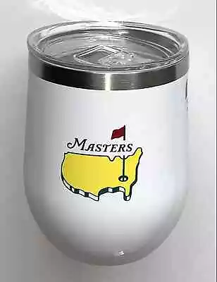 2024 Masters 12oz (355ml)  White Insulated Cup Stemless Wine Glass • $44.99