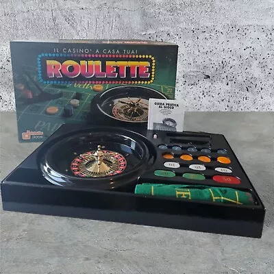 Vintage Retro Didatto Giochi IL Casino Roulette Wheel Chips Vegas Games Night • £19.99
