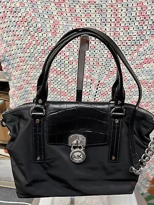 Michael Kors Hamilton Slouchy Satchel W/ Detachable Strap Black NWT $328 • $279