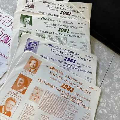 Lot Of 11 Vintage American Square Dance Society & Square Dance Mag Records • $9.98