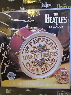 The Beatles Sgt. Peppers Drum Cookie Jar Collectors Edition - Mint In Box • $120