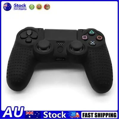 $7.84 • Buy AU Non-slip Silicone Case Grip Cover For PS4 PS4 PRO Game Controller (Black)