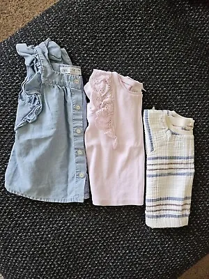 ZARA Girl Set 3pcs. Top Cotton Size 3-4 • $28