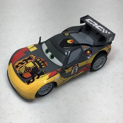 $14.95 • Buy Miguel Camino WGP Spain Carbon Racers Silver Grey Pixar Diecast Die Cast Cars 2
