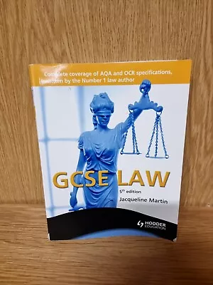 £7.90 • Buy GCSE Law, 5th Edition (Gcse Teachers Book),Jacqueline Martin (C6)