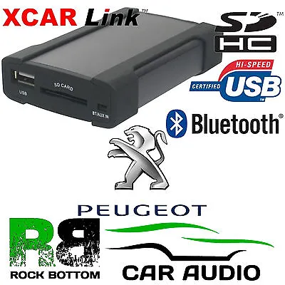 Peugeot Boxer Car Stereo USB SD AUX In IPod Interface Adaptor & Bluetooth Option • £89.99