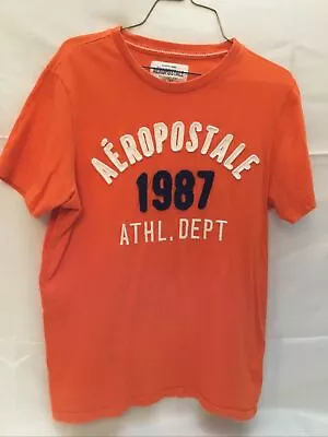 Women’s/Girls Aeropostale Orange Vintage Orange T Shirt Size Medium G8 • $12