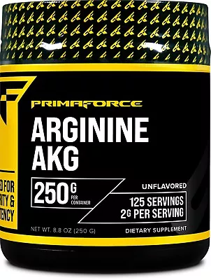 PrimaForce AAKG Arginine Powder 250 Grams (L-Arginine And Alpha-Ketoglutarate) • $18.95