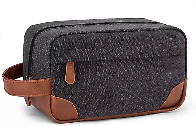 Toiletry Bag Hanging Dopp Kit For Men Water Resistant Canvas Shaving Bag  • $27.52