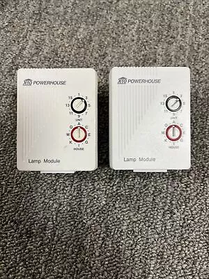 X-10 PowerHouse Home Automation Lot Of 2- Remote Controlled Lamp Module - LM465 • $12.49